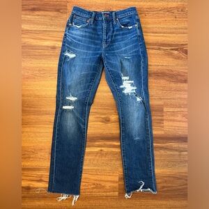 Madewell “The High-Rise Slim Boyjean” in size 25